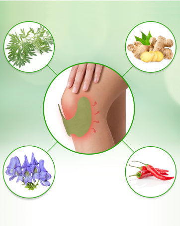 Parche herbario ™ original para la rodilla y dolor muscular